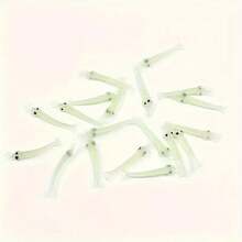 50pcs Luminous Soft Shrimp Bait Fishing Lures - Glow In The Dark Prawn Lure For Night Fishing - White - View 3