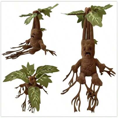 1pc - 2025 New Arrival Mandrake Plush Doll Figurine Desk Decor Doll, Perfect Gift For Birthday, Holiday