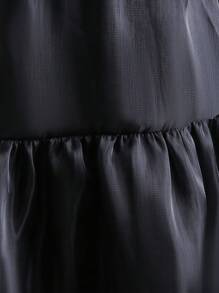 Girls Princess Black Dress Kids Dress Up Long Dress UP Children Fancy Carnival Halloween Costumes Cosplay Party Dress & Belt & Wig & Socks Outfit - Black - View 8