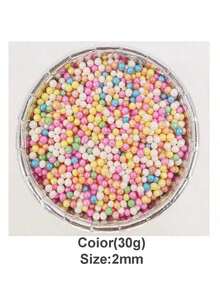 Edible Sprinkles Dragees Pearl Cake Decoration Sprinkle 30grams Confetti - Multicolor - View 20