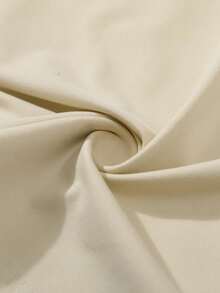 NEON DUSK 男士卡其色西部牛仔字母印花圆领背心，休闲日常穿着 - 卡其色 - 查看 5