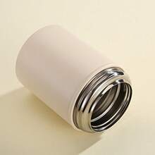 1 Stück 500ml/16,9oz Edelstahl 316 Thermo Lunchbox, tragbarer Edelstahl Lebensmittel Suppenbehälter, vakuumisolierte Lebensmitteldose, geeignet für Suppe, Porridge, Salat und mehr, großes Fassungsvermögen