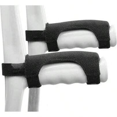 Handgreppskudde för kryckor - Ergonomiskt gummierat skumöverdrag för komfort och stöd