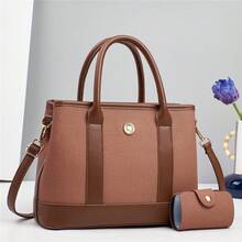 Women Top Handle Bags - 土黃色 - 查看 4