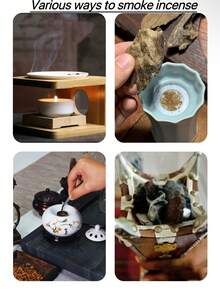 5g/10g Incienso natural de madera de agar, usado para relajación y ayuda para dormir, sin químicos, fragancia dulce, apto para carbón, eléctrico y carbón blando para quemar y difundir, excelente para relajación, ayuda para dormir, yoga, té, spa y meditación