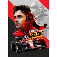 1 tấm áp phích đua xe huyền thoại F1 Pop Sports 2023 thẩm mỹ mũ bảo hiểm đua xe Schumacher in trên vải nghệ thuật treo tường trang trí phòng lái xe tại nhà khung tùy chọn - Nhiều màu - Xem 45