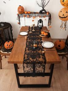 1pc Lace Table Runner, Holiday Decor