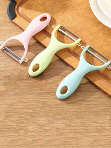 10/3件/2件/1件，蔬菜削皮器套装，锋利刀片，厨房蔬菜削皮器，小玻璃刀片，厨房削皮器，Y形苹果削皮器，蔬菜土豆水果胡萝卜削皮器（粉色/蓝色/绿色）