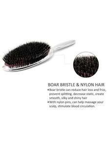 奢华金银色猪鬃扁平发梳，椭圆形防静电发梳，美发按摩梳，返校季、旅行度假必备，发梳，木梳，发刷，梳子，理发师，后梳，梳子，梳发，卷发梳，解结梳，球形梳，迷你发梳，卷发产品，圣诞节，美发，木梳，发梳，迷你发梳，解结梳，发刷，卷发梳，美发工具，发梳，后梳，造型梳，卷发梳，边缘梳，发梳，梳发，发刷套装，梳发，卷发梳，解结梳，女士发梳，头发，旅行，美发产品，美发工具，美发用品，理发师，理发师配件，理发店，美发设备