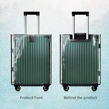 1 PC Luggage Cover Tough Protector Fits For 18-30 Inches Suitcase For Travel Airplane - Clear - View 9