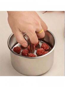 1pc Stainless Steel Meatball Maker Tool, Quick And Easy DIY Meatballs, Fish Balls, Cookies, Ice Cream, Ideal For Home And Restaurant Kitchen, Kitchen Tool, Modern Kitchenware, Durable Cookware, Meatball Maker