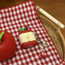 1pc Cute 3D Apple Style Protective Case For AirPods Pro 1st/2nd/3rd/4th Generation Bluetooth Earphones