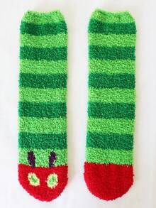 hoojojo 2 Pairs Of Sock Figurines, Hungry Caterpillars, Soft Handmade Dolls, Fun Socks, Character Performance Props, Storytelling Props, Holiday Gifts, Party Decorations, Perfect For Family, Gatherings, Back To School, And Classroom Interactions