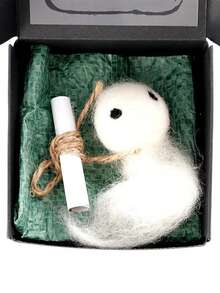 1pc Adopt A Ghost, Búp bê ma nhồi bông mini, Con ma bỏ túi dễ thương với cuộn giấy nhỏ, Đồ trang trí ma bằng len nỉ trắng, Sáng tạo cho truyện ma, Người yêu thích trang trí Halloween - Nhiều màu - Xem 8