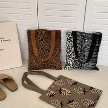 Student Lunch Bag - Flores amarillas y azules - Ver 4