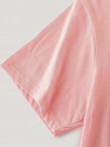 100% COTTON UNISEX JIU JITSU BRAZIL T-SHIRT WITH GRADUATION BELTS - Baby Pink - View 5