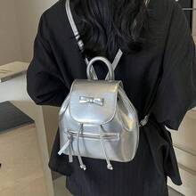 Women Fashion Backpacks - 白色 - 查看 6