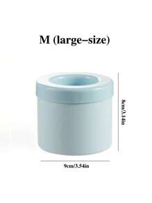 1pc Cylinder Silicone Ice Cube Mold, Decompress Ice Lattice, Mini Ice Maker Cube Tray, Press-Type Easy-Release Ice Cup, Portable Ice Mold, Reusable Ice Maker, For Making Beverage, Fruit Juice, Ice Cream, Cocktail And Coffee Ice Cubes Gadget, Suitable For Home, Bar, Club And Outdoor Summer Drinks, Kitchen Supplies, Kitchen Accessories(Blue)