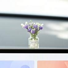 6件/9件/4件/套，3件/套，或1件[随机款式]可爱花瓶套装桌面装饰，减压小雕像配件，迷你桌面装饰，电脑显示器，办公空间，用于学校用品，返校