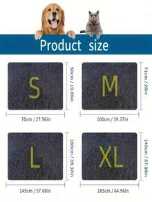 1 pieza Manta impermeable, lavable a máquina, almohadilla suave adecuada para mascotas pequeñas, medianas y grandes