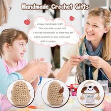 1pc Handmade Wool Crochet Mini Sloth Pendant, Home Decor/Holiday Birthday Perfect Gift, Random Style For DIY Car/Bag/Keychain - Multicolor - View 5