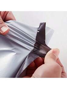 10/20/30/40/50个装耐用白色快递袋 - 加厚、防水、防撕裂塑料邮寄袋，粘合牢固，适用于服装包装和小企业运输