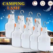 4pcs Rechargeable LED Camping Lanterns With USB Charging, Hands-Free Tent Light & Hook - Perfect For Adventure, Climbing, Emergencies & Holidays, Camping Accessories - 白色 - 查看 5