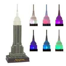 ZIZO New York Breath Taking Empire State Building Replica LED Light Up 10 New York City NYC Souvenir Empire State Building Replica Statue Of Liberty New York Figurine And Decoration FG264B08DMWY9C3[Am]13W459
