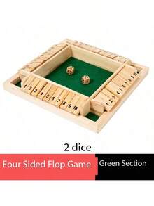 1 套豪华双面、四面、六面棋盘游戏套装（含骰子）、派对俱乐部成人家庭饮酒游戏 - 彩色 - 查看 7