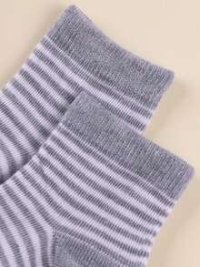 10 pares de meias curtas antiderrapantes com blocos de cores para bebês e crianças pequenas - estampas de estrelas, listras e caminhões pequenos, meias esportivas para recém-nascidos para meninos, perfeitas para uso diário, cores aleatórias - Multicolorido - Ver 7