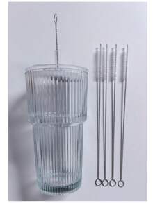 Cup Straw Cleaning Brush, Reusable Straw Cleaner Fits 40/30/20 Oz Tumblers, 10mm Diameter Pipe Cleaner Suitable For Water Bottles And Straws