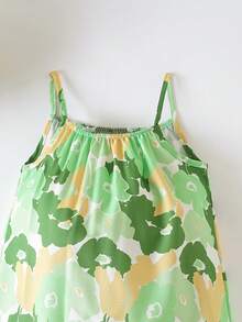 婴儿连体衣 新生儿爬行服 无袖 夏季婴儿连体裤 - 綠色 - 查看 3