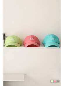 1pc Unisex Solid Color Baseball Cap, Breathable Quick-Dry Adjustable Sports Sun Hat