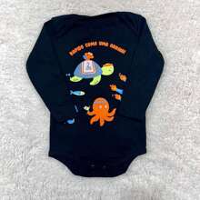 Kit Of 3 WINTER RIBANA Children's Bodysuits (ASSORTED COLORS) | Female Or Male | RN To 3 | REF 2440 - 藍色 - 查看 1