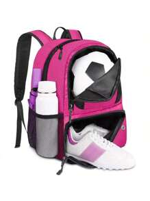 New Large Capacity Detachable Ball Compartment Basketball Bag, Multifunctional Student Outdoor Sports Training Bag, Portable Soccer Ball Bag