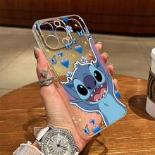 A Stylish Phone Case Featuring Adorable Stitch Designs From The Cartoon Series, Compatible With Iphone 16 Pro Max, 15 Pro, 14 Pro, 13 Pro, 12 Pro, 12, 11, 11 Pro Max, 7, 8, Mini 12, Mini 13, And 16E. It'S A Perfect Gift For Holidays And Birthdays For Both - Mixed Color 1 - 查看 2