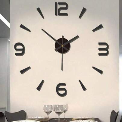 Wall Clock, Silent And Non Ticking Clock, Modern Farmhouse Decoration Circular Metal Indoor And Outdoor Simulated Wall Clock Suitable For Living Room, Kitchen, Bedroom, Terrace Home Decor Back To School Room Decor School Supplies