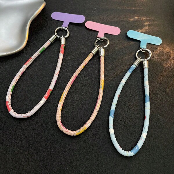 Leather Phone Lanyard, Wrist Strap, High-End Phone Cord, CCD Backpack, Key Chain, Universal