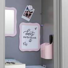 U Brands - Kit de accesorios para casillero, esencial para la vuelta a la escuela, gris, 6 piezas, incluye pizarrón blanca, espejo y suministros de organización - Rosa (rubor) - Ver 4