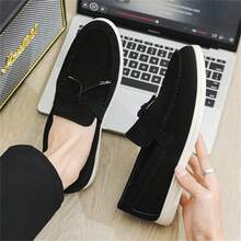 Men's Slip-On Casual Shoes - Lightweight Breathable Fabric Low-Top Sneakers, Round Toe And PU Sole, Versatile Streetwear, Suitable For Outdoor Daily Wear, Simple Shoe Design, Comfortable Lining