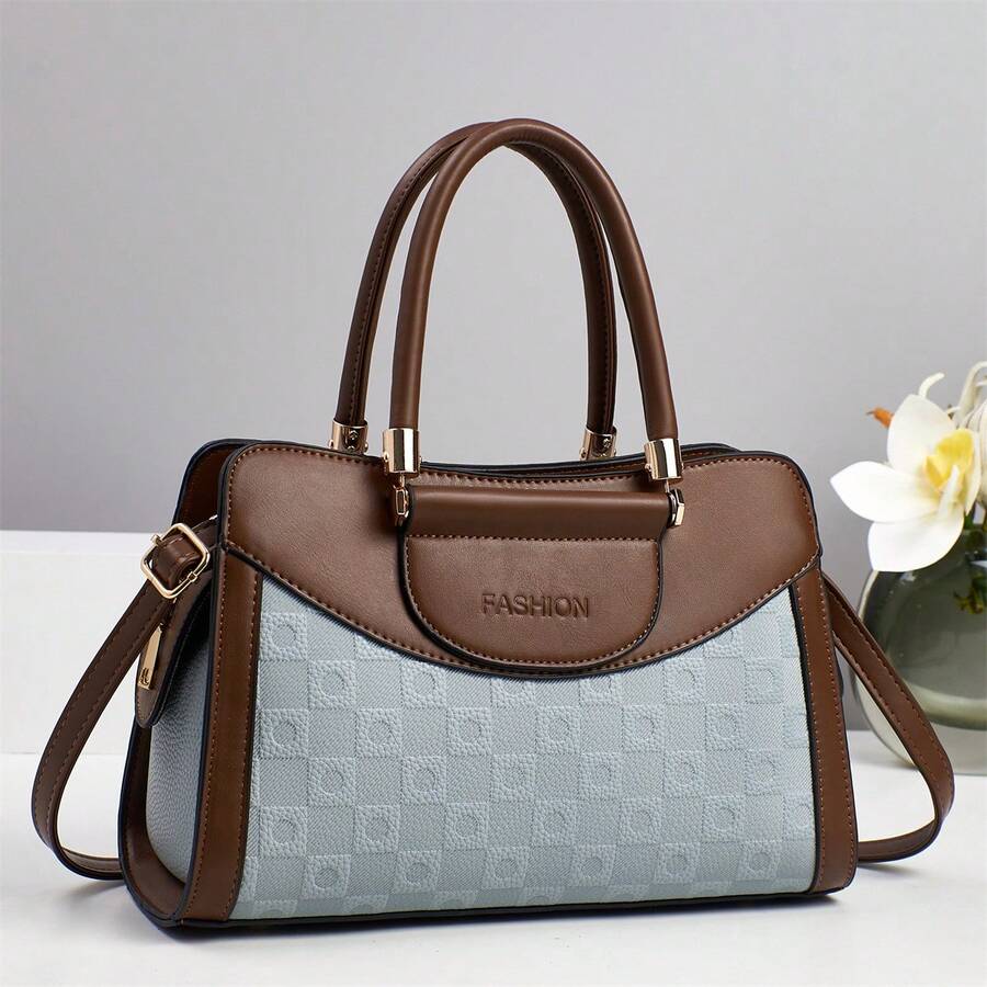 Women Top Handle Bags - 藍色 - 查看 1