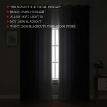 G2000 Blackout Curtains & Drapes For Bedroom Living Room 84 Inches Long Purple And Greyish White Room Darkening Window Treatments Ombre Thermal Insulated Light Blocking Grommet Backdrop 2 Panels Set-FUNALING - 紫色 - 查看 11