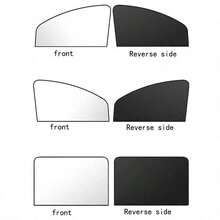 Easypie Selection 2/4 件汽车窗帘，磁性遮阳帘 - 银色反光紫外线保护，易于安装的隔热帘，适用于大多数汽车，防眩光和隐私保护 - 銀色 - 查看 1