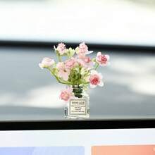 6件/9件/4件/套，3件/套，或1件[随机款式]可爱花瓶套装桌面装饰，减压小雕像配件，迷你桌面装饰，电脑显示器，办公空间，用于学校用品，返校