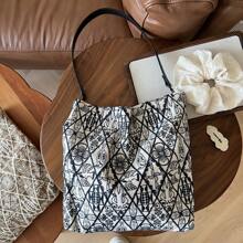 Women Shoulder Bags - 卡其色 - 查看 5