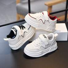 Zapatos para bebe, zapatos deportivos para niños,Zapatos infantiles de estilo minimalista y moderno,zapatos blancos coreanos de suela blanda para niñas - Negro - Ver 3