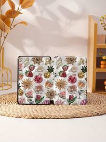 Tablet Protective Case With Bead Fruit Shell Sun Pattern, Compatible With IPad 9.7/10.2/10.5/10.9/12.9/Pro 11, 10th Generation, Compatible With Samsung Galaxy Tab S6 Lite 10.4-Inch, Compatible With Kindle Paperwhite 12th Gen 2024, Kindle (11th Generation) 2022 Version, Soft Fall Protection, Smart Stand/Auto Wake/Sleep - Multicolor - View 10