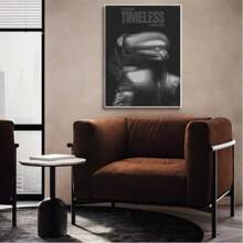 1pc Frameless Music Album Poster Album Cover Canvas Wall Art Poster Vintage Music Decoration, High Quality Print For Home Office, Rock Fan Gift, Durable Canvas Material, Music Theme Decoration, Iconic Rock Work, Christmas Decoration