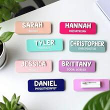 Spersonalizowane identyfikatory akrylowe, identyfikatory z nadrukiem, identyfikatory pielęgniarki, identyfikatory zawodowe, identyfikatory nauczycieli, zabawne identyfikatory, artykuły szkolne, powrót do szkoły, prezent szkolny, do biura, do szkoły, do klasy, dla prezentów dla nauczycieli, na uniwersytet, dla kolegi, do akademika, dla nauczyciela, uczniów gimnazjum, uczniów liceum, studentów, praktyczny prezent