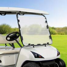 YUNRUX Windshield, Golf Cart Windshield, Foldable Windshield For DS 1982-2000.5 - A - View 4